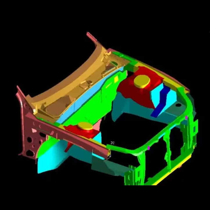 Stämplingsmatriser för fordonsmotorrum