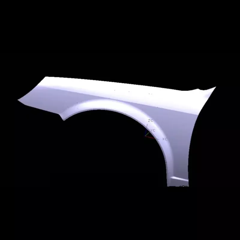 Stämplingsmatris för vänsterskärm för fordon