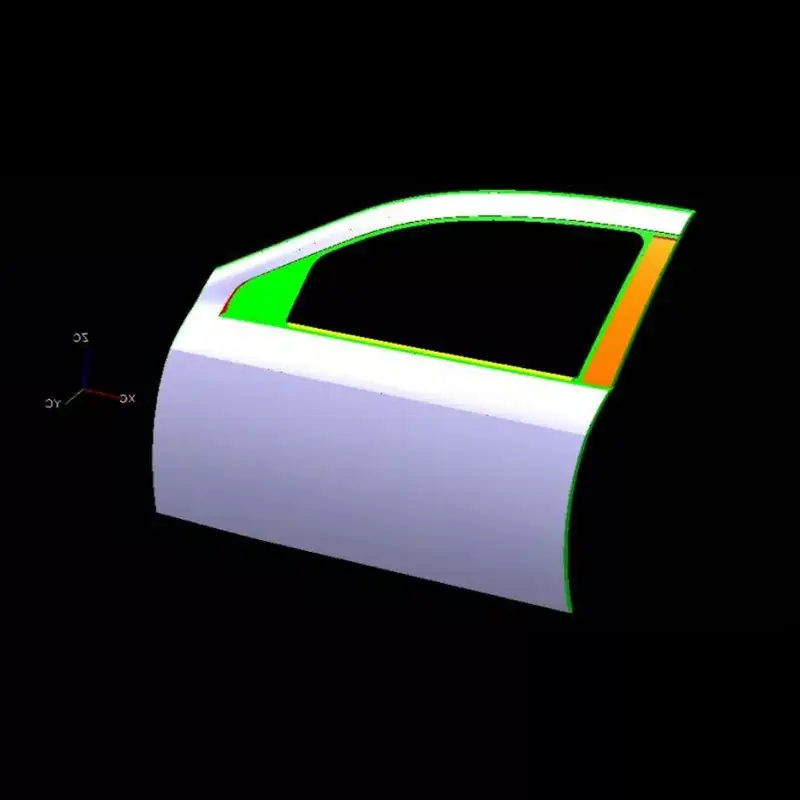 Automotive Vänster framdörr Yttre panel Stämplingsmatris