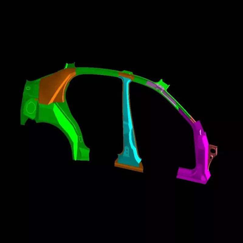 Automotive Sidopanel Inre Montage Stämpel Dies