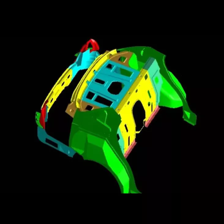 Automotive Trunk Assembly stämplingsmatris